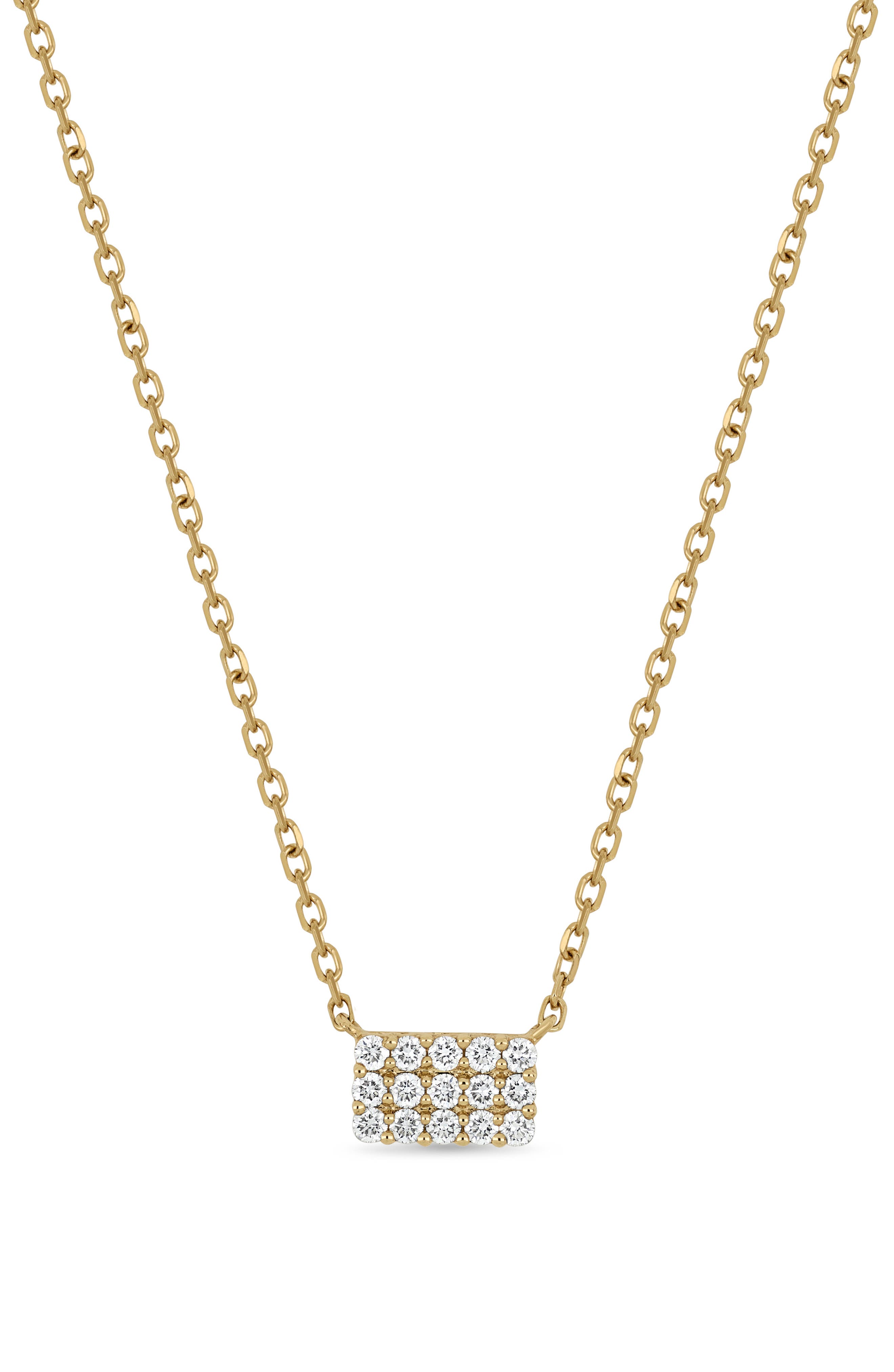 Mika 18k Gold Diamond Pendant Necklace