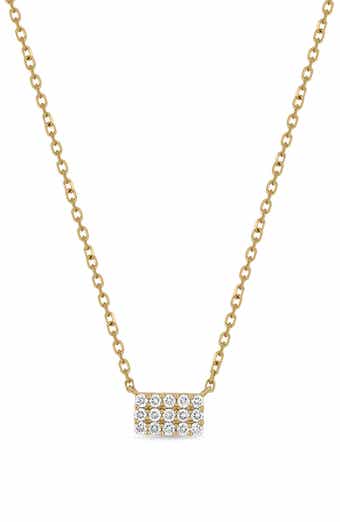 Mika 18k Gold Diamond Pendant Necklace