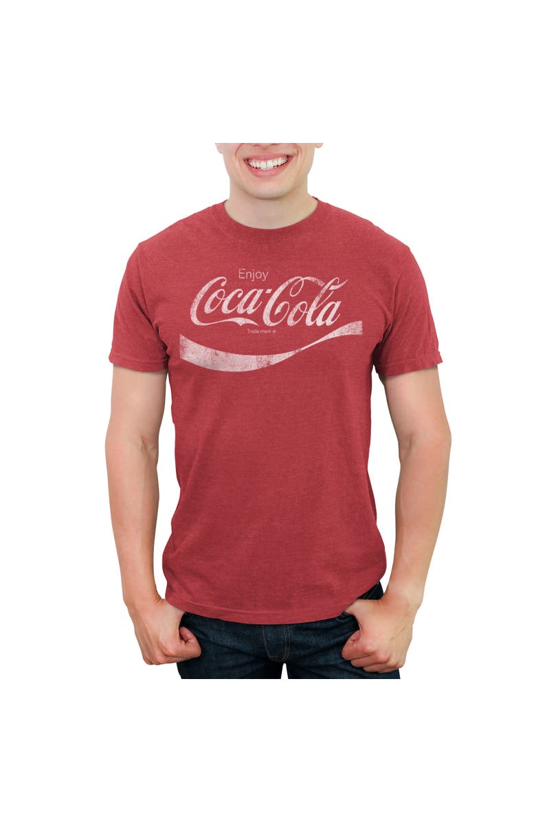 Coca Cola Men's Coca Cola Taste of Time Graphic T-Shirt, Main, color, Red Heather