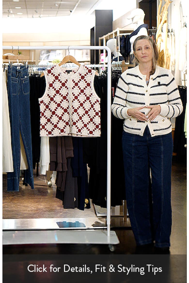 Open Knit Sleeveless Cardigan video