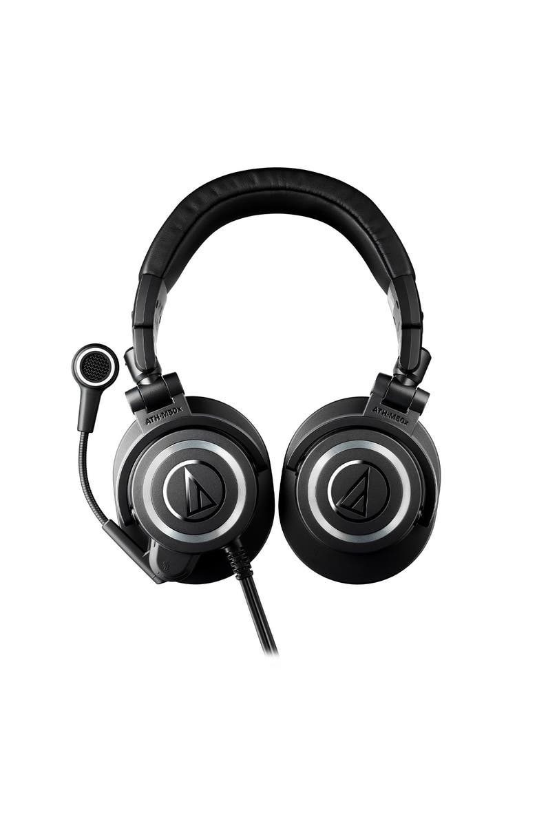 Audio-Technica ATH-M50xSTS StreamSet Closed-Back Streaming Headset, Alternate, color, Black