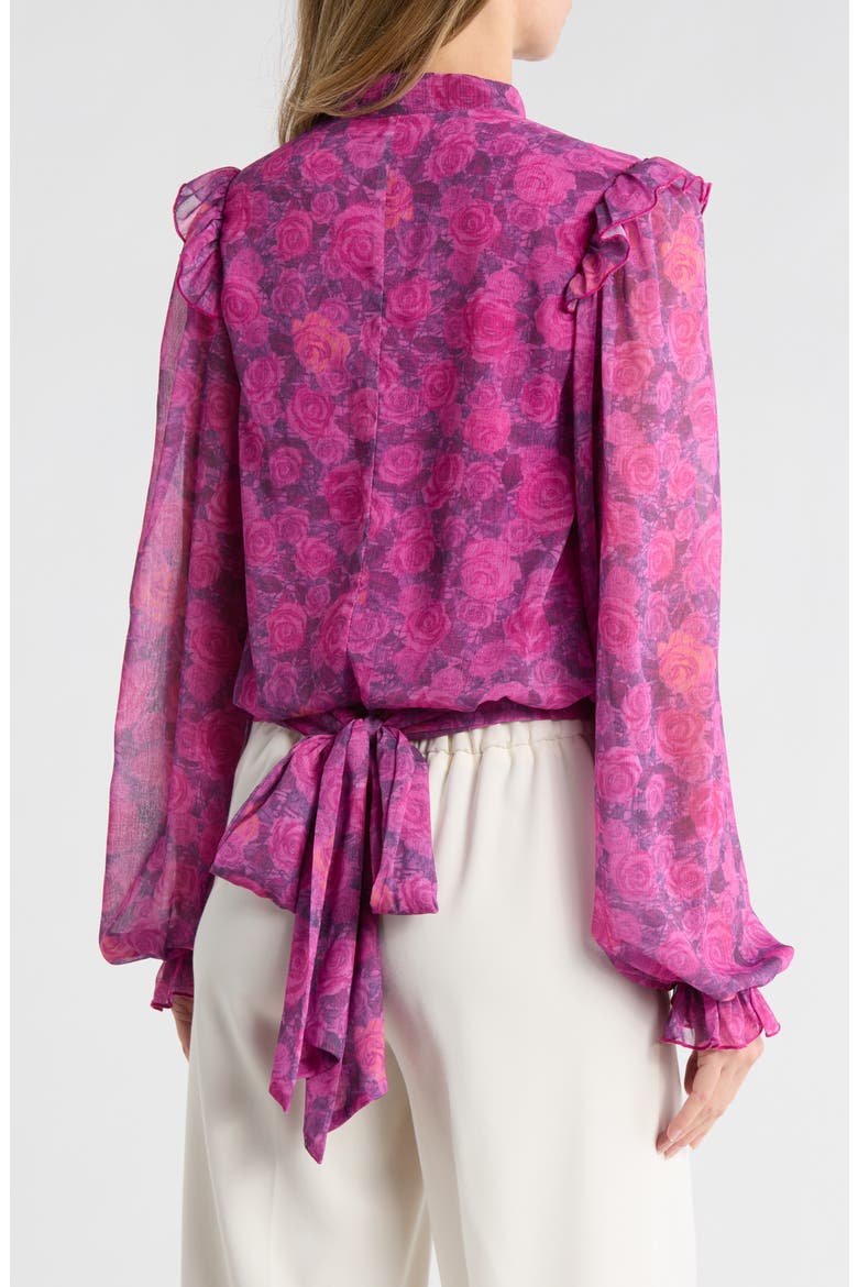 Laya Top, Alternate, color, CABBAGE ROSE
