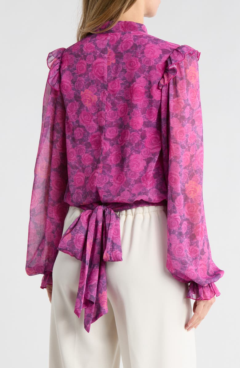 AREA STARS Laya Top, Alternate, color, Cabbage Rose