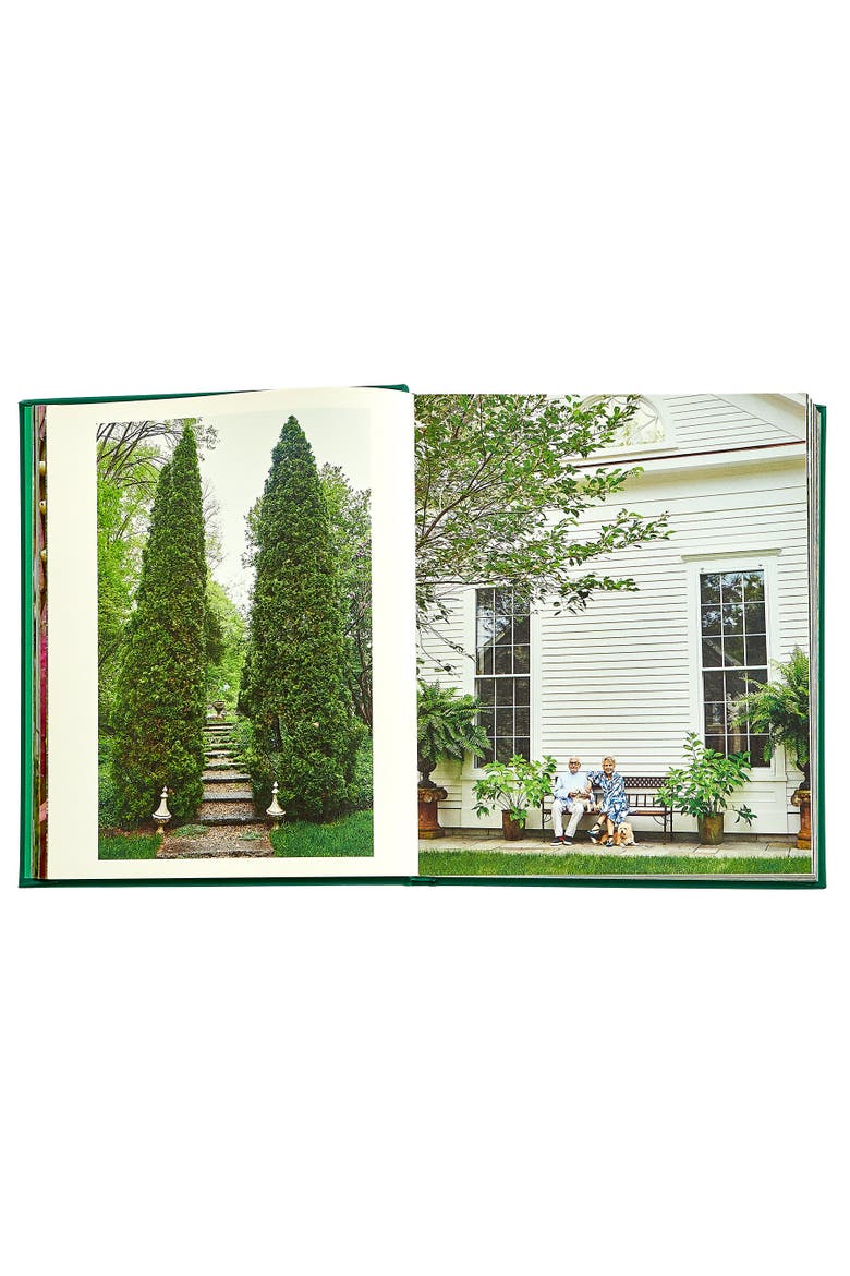 Bunny Williams Life in the Garden Leather Coffee Table Book, Alternate, color, Emerald
