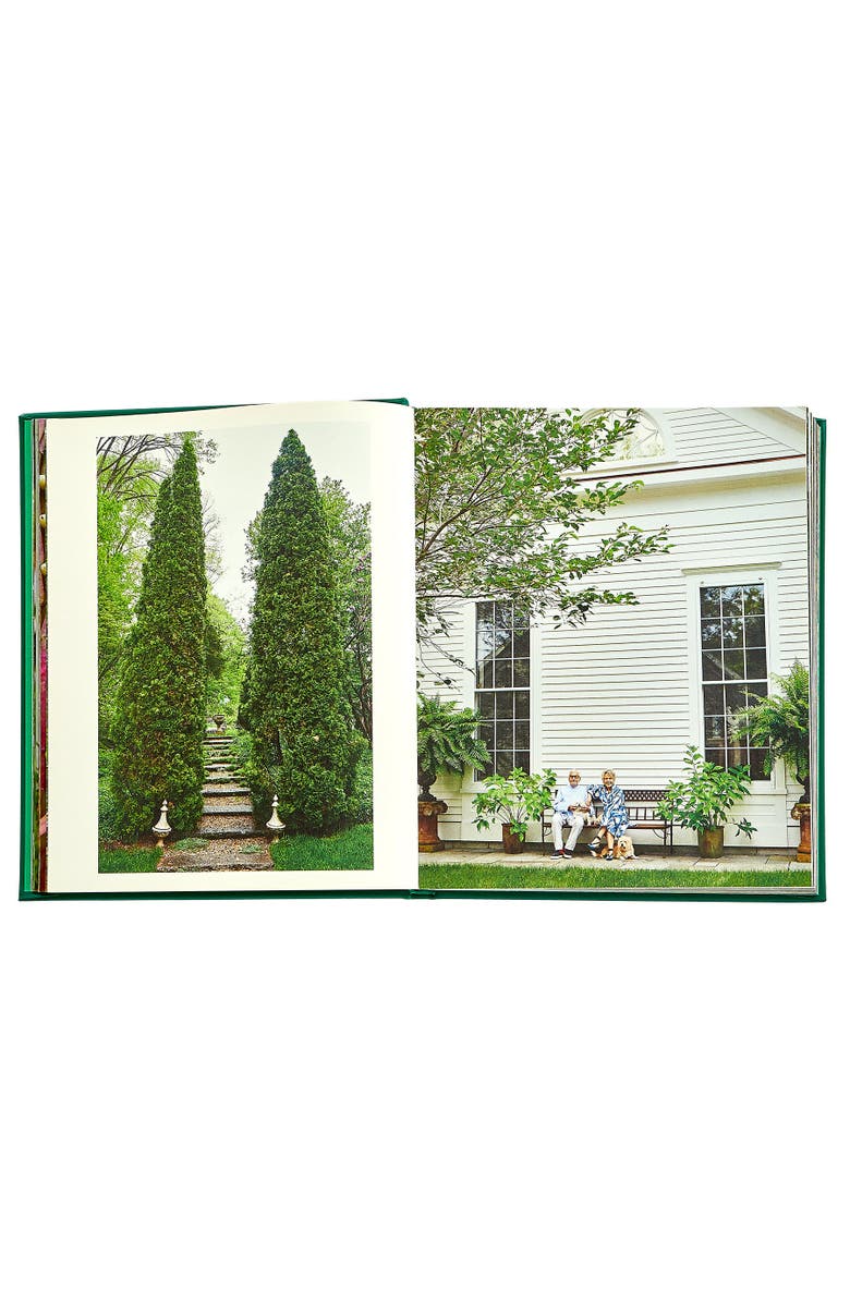 Graphic Image Bunny Williams Life in the Garden Leather Coffee Table Book, Alternate, color, Emerald