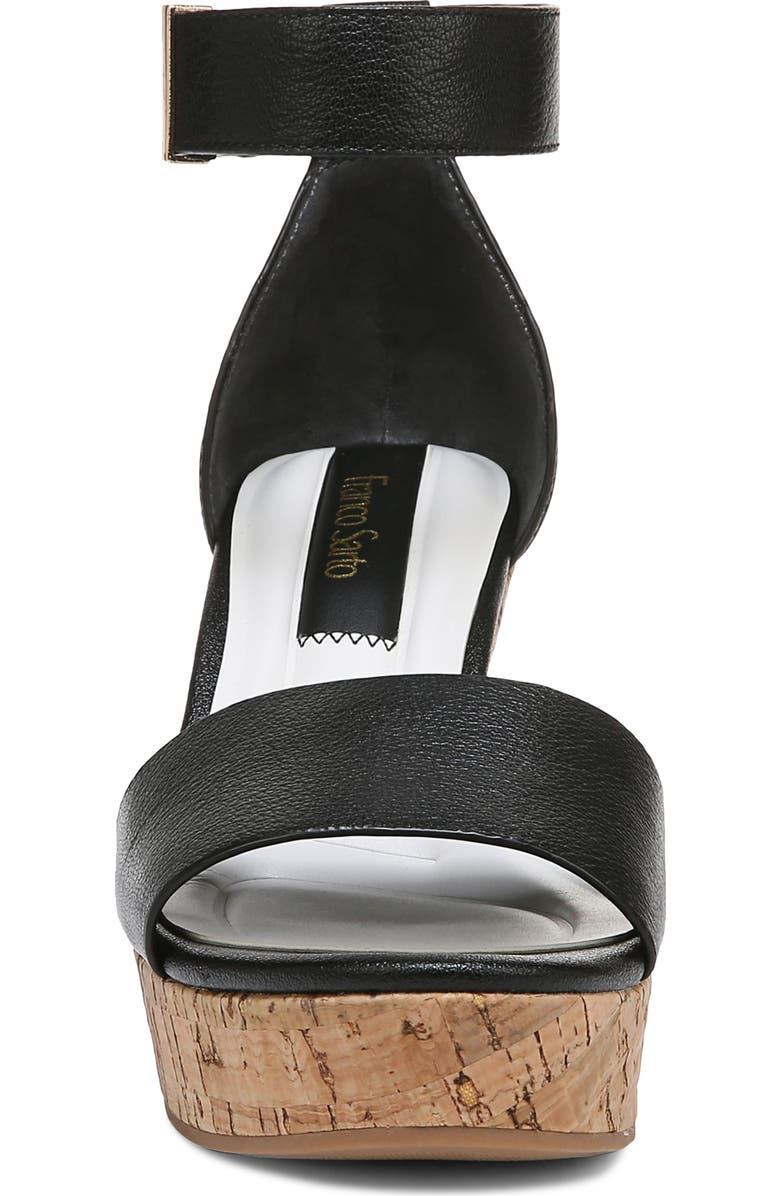 Franco Sarto Clemens Ankle Strap Wedge Sandal, Alternate, color,