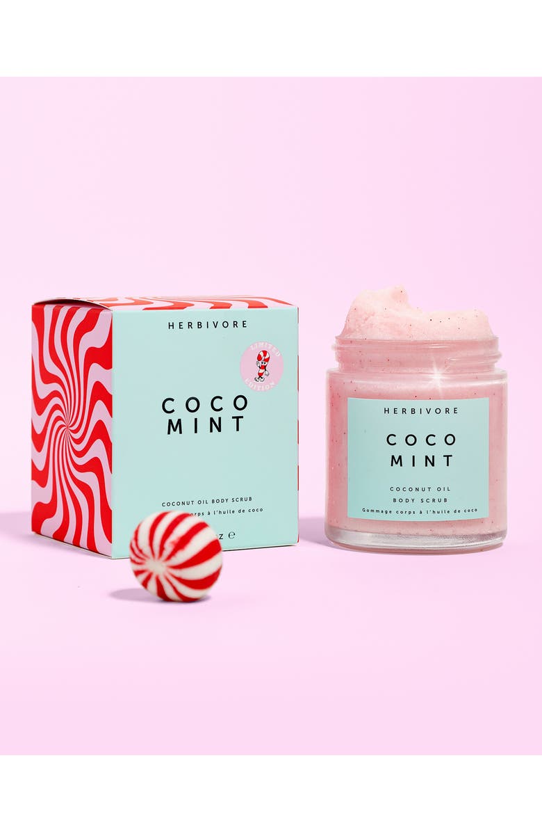Herbivore Botanicals Coco Mint Mini Body Scrub, Alternate, color,