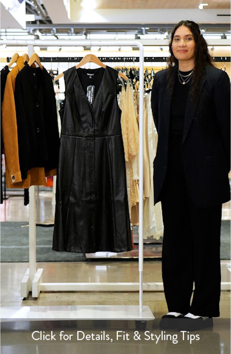 Bridgette Faux Leather Dress