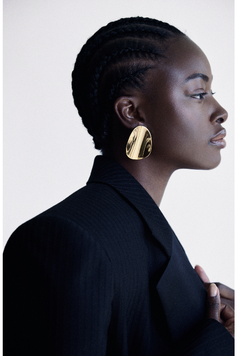 Ancestral Light Earrings, Alternate, color, Gold