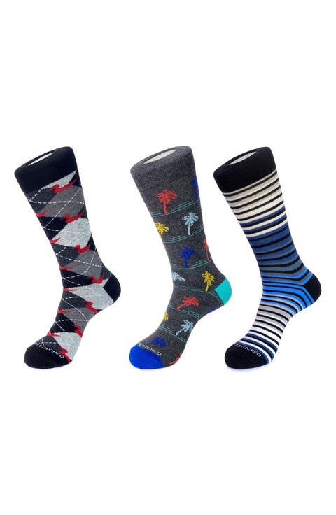 Assorted 3-Pack Crew Socks