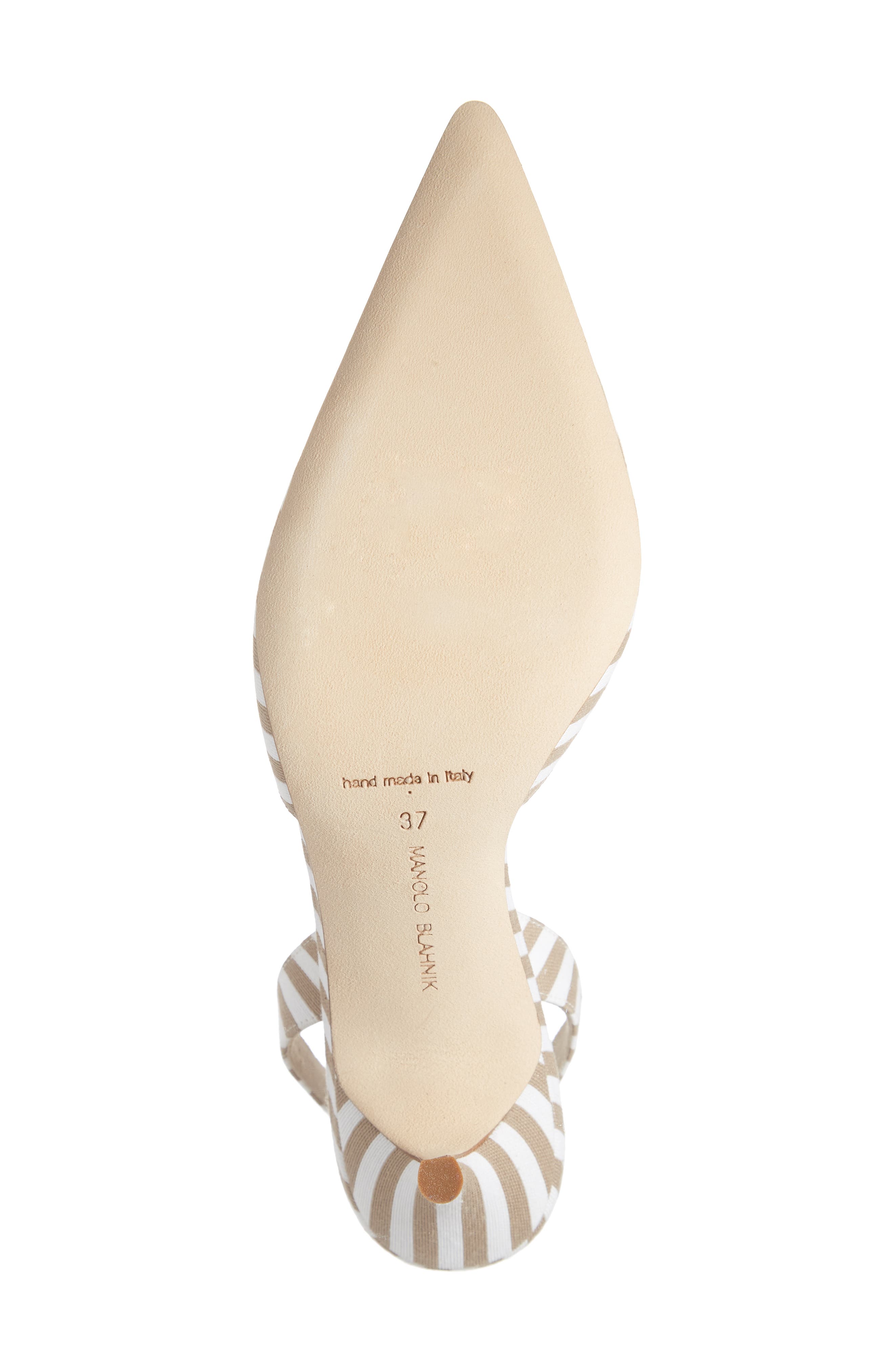 Manolo Blahnik 'Carolyne' Pointy Toe Slingback Pump, Alternate, color, 