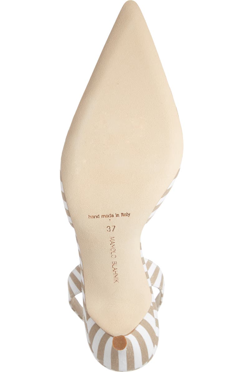 Manolo Blahnik 'Carolyne' Pointy Toe Slingback Pump, Alternate, color,