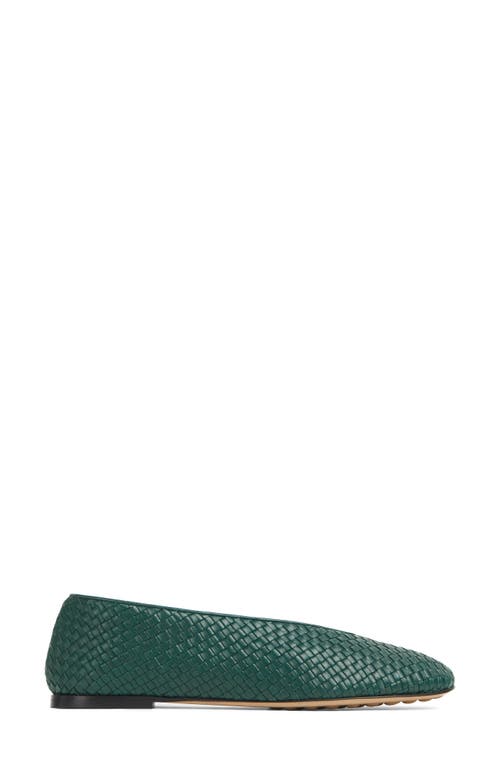 Bottega Veneta Lagoon Intrecciato Ballet Flat