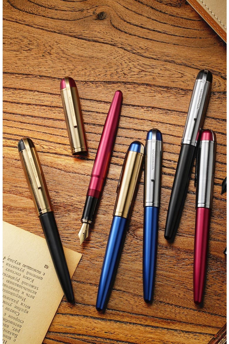 Skyline Black SIlver Ballpoint Pen, Alternate, color, Black / Silver