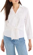 NIC+ZOE Iconic Tie Front Button-Up Shirt