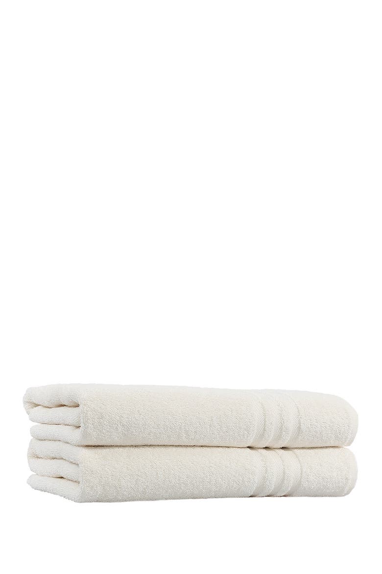 Denzi Bath Towels - Set of 2 - Cream, Alternate, color, CREAM