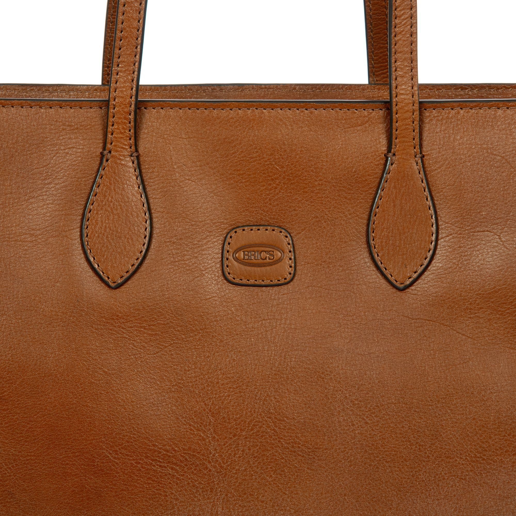 Bric's Life Pelle Volterra Opera Bag M, Alternate, color, Tobacco