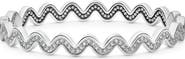 LAGOS Caviar Spark Diamond Wave Bangle