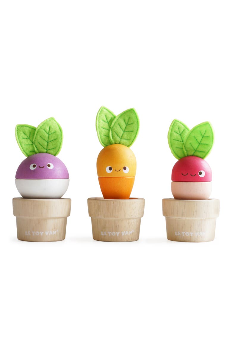 Stacking Veggies Toy Kit, Alternate, color, GREEN RED ORANGE AND PURPLE
