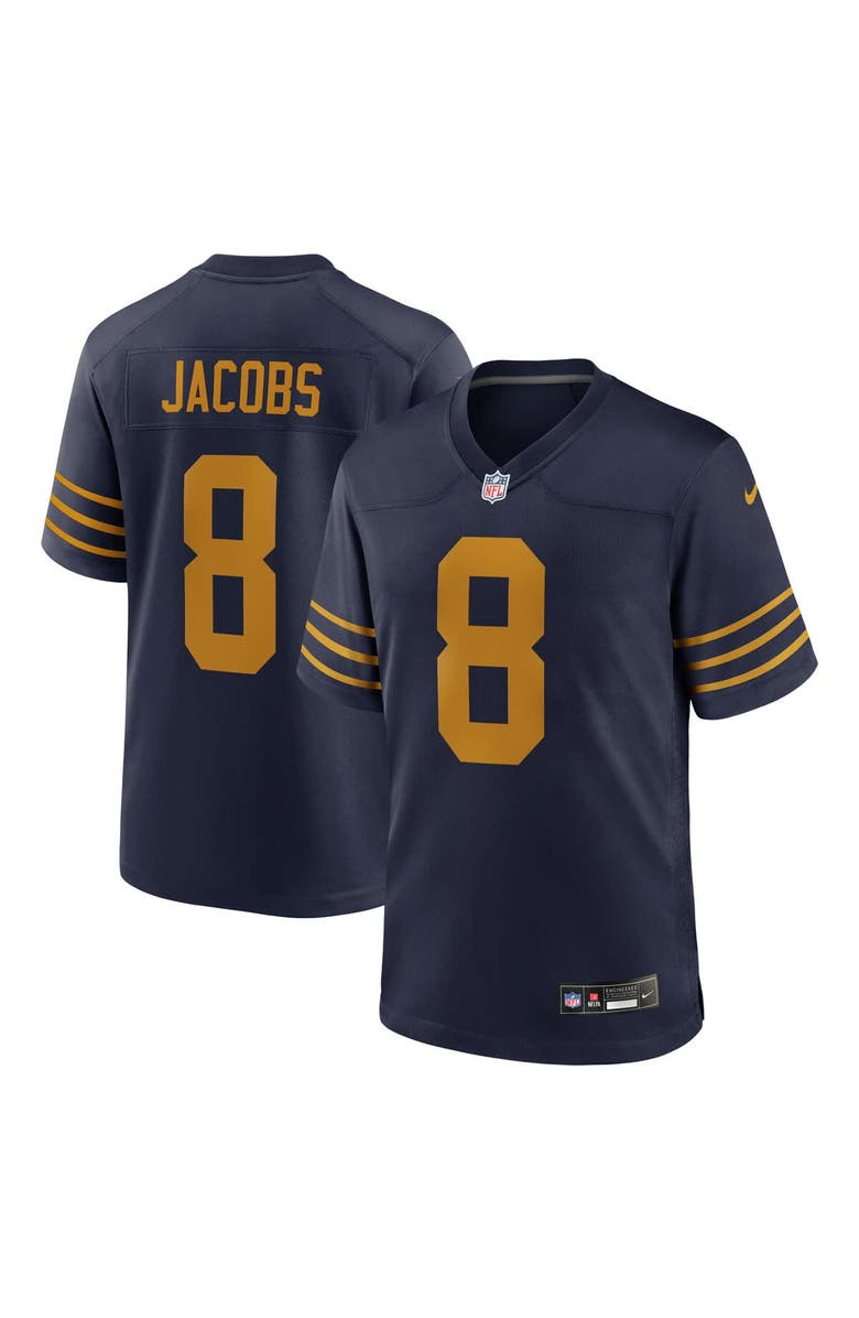 Nike Men's Nike Josh Jacobs Navy Green Bay Packers The 1923 Classic Game Jersey, Main, color, Navy