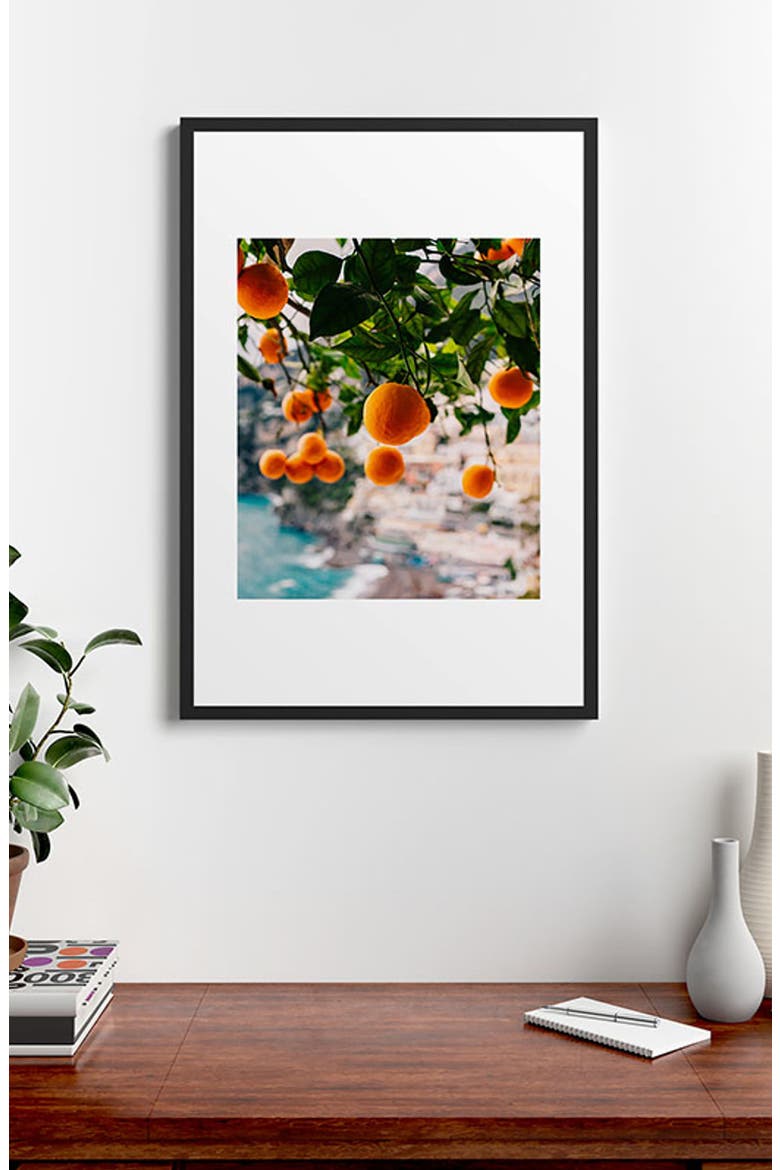 Alam Framed Wall Art, Alternate, color, ORANGE