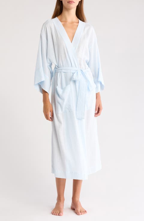 Vacation Linen Blend Robe