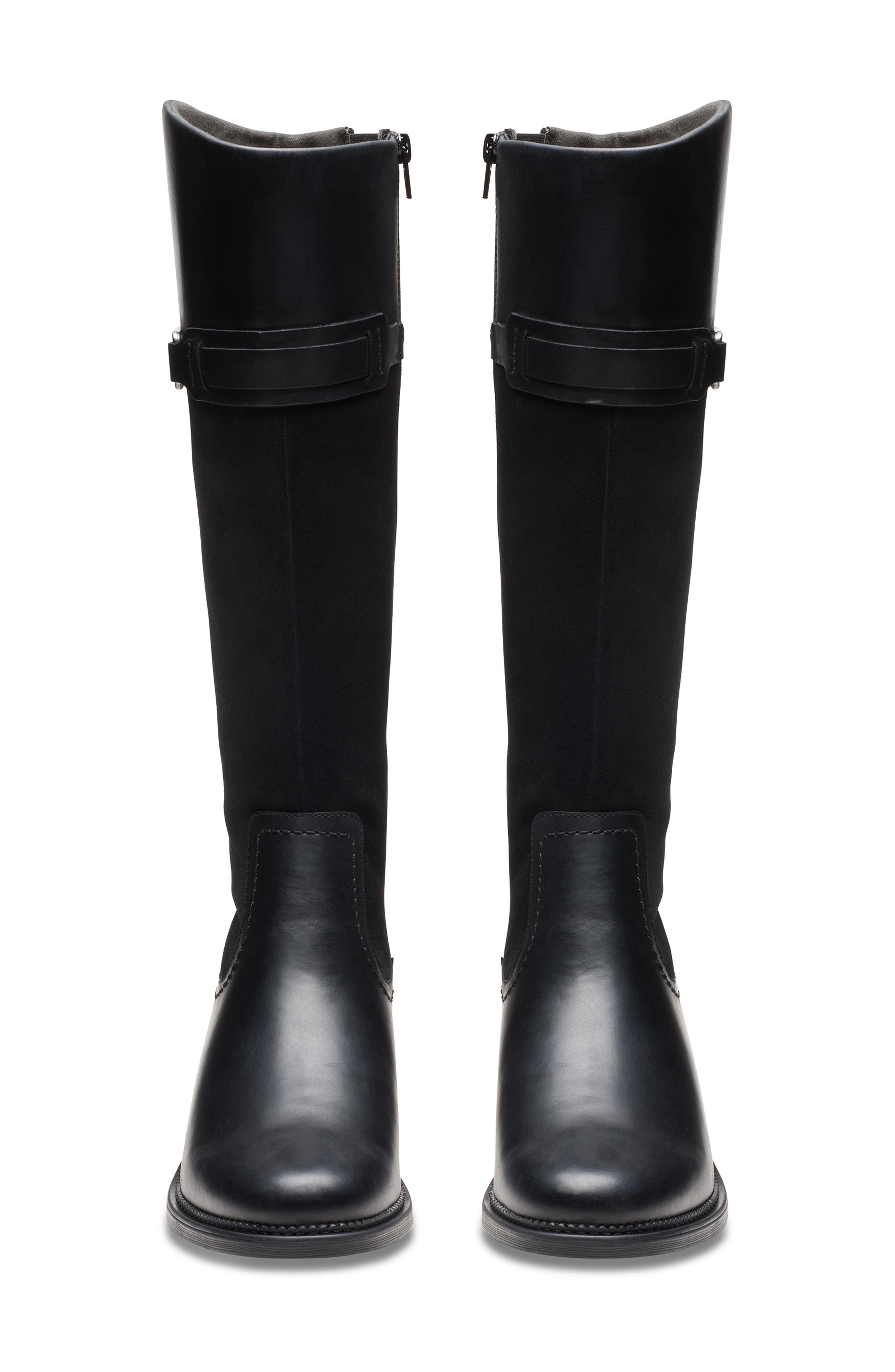 Clarks<sup>®</sup> Maye Carly Buckle Strap Boot, Alternate, color, Black