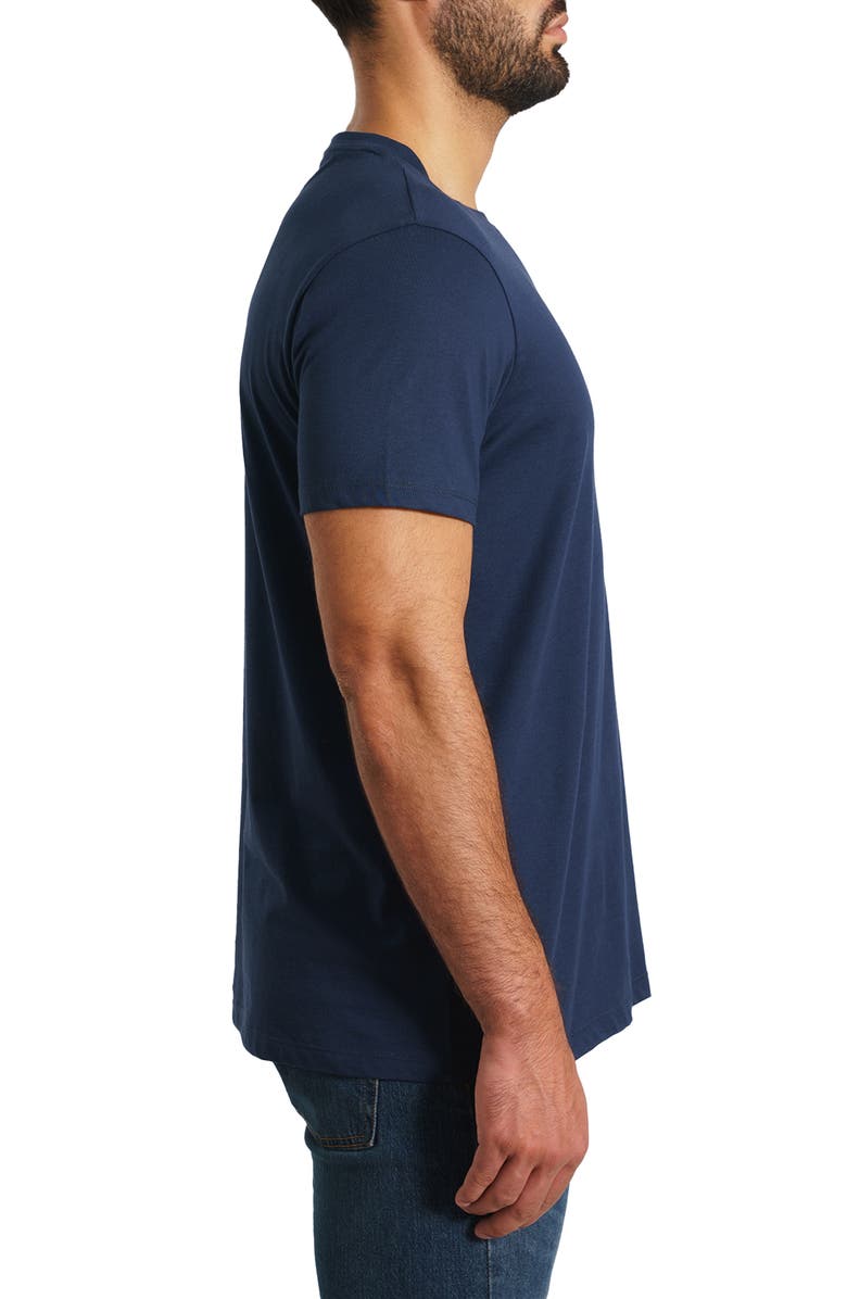 Jared Lang Solid T-Shirt, Alternate, color, Navy