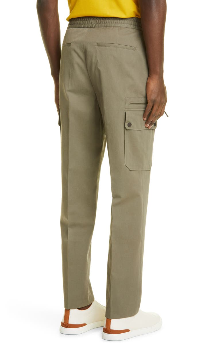 ZEGNA Cotton Cargo Joggers, Alternate, color,