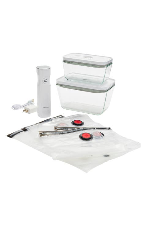 Fresh & Save 7-Piece Glass Vacuum Food Storage System