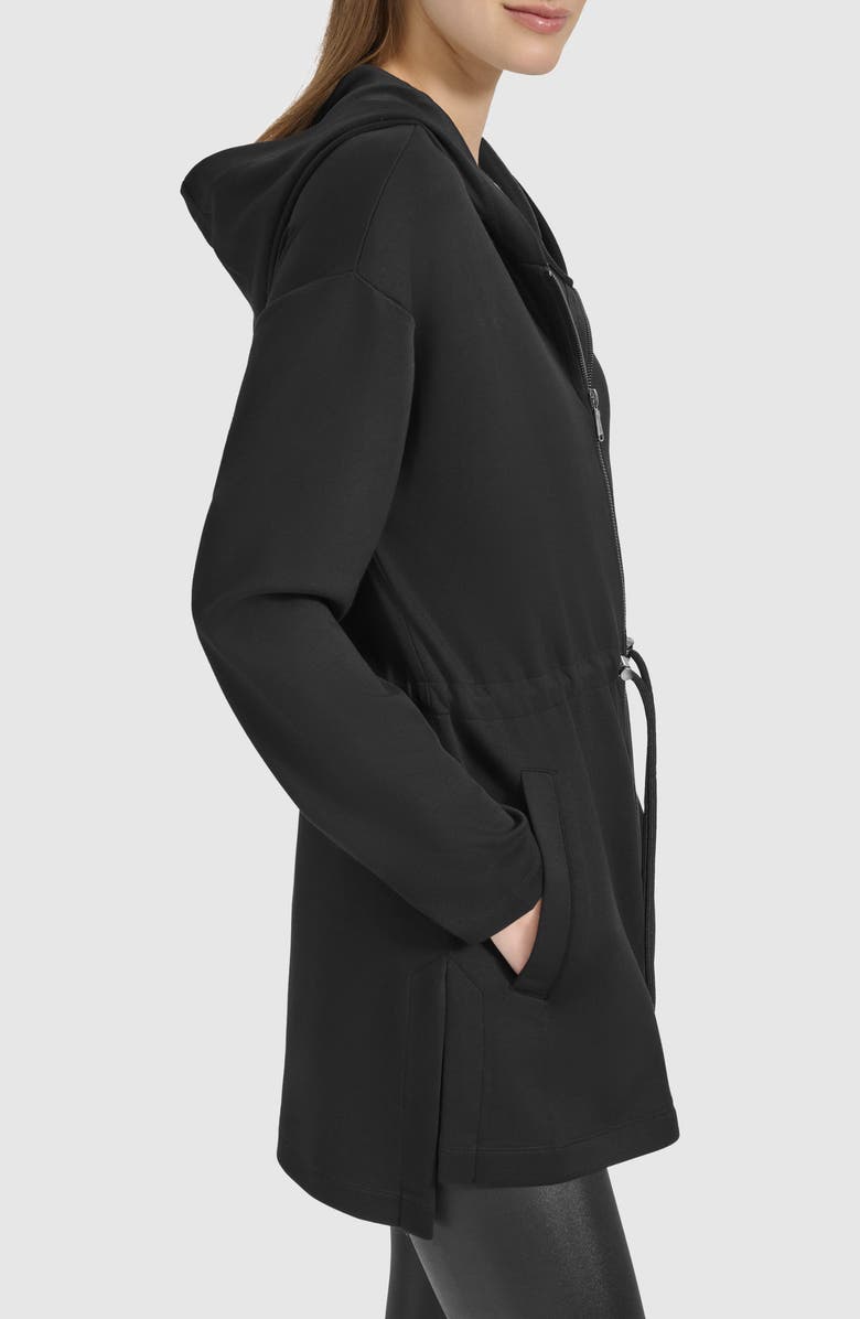 Andrew Marc Hooded Scuba Knit Tunic Jacket | Nordstromrack