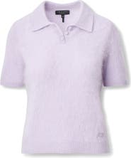 rag & bone Jada Brushed Cashmere Polo Sweater