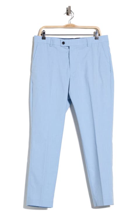 Flat Front Oxford Dress Pants