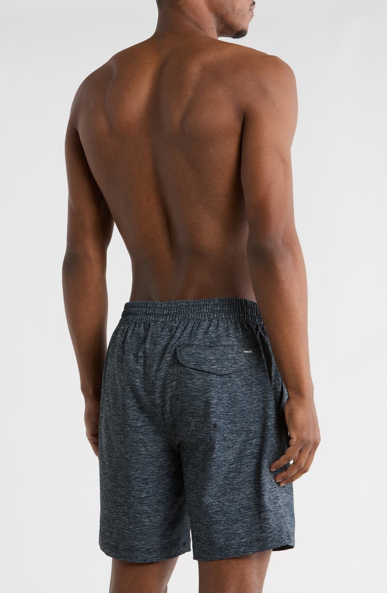 Hurley Static Volley Swim Shorts, Alternate, color, Black