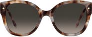 Carolina Herrera 55mm Gradient Butterfly Sunglasses