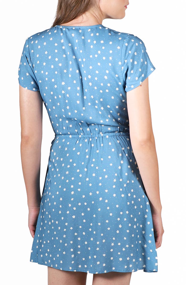 Lira Clothing Daisy Wrap Minidress, Alternate, color, 