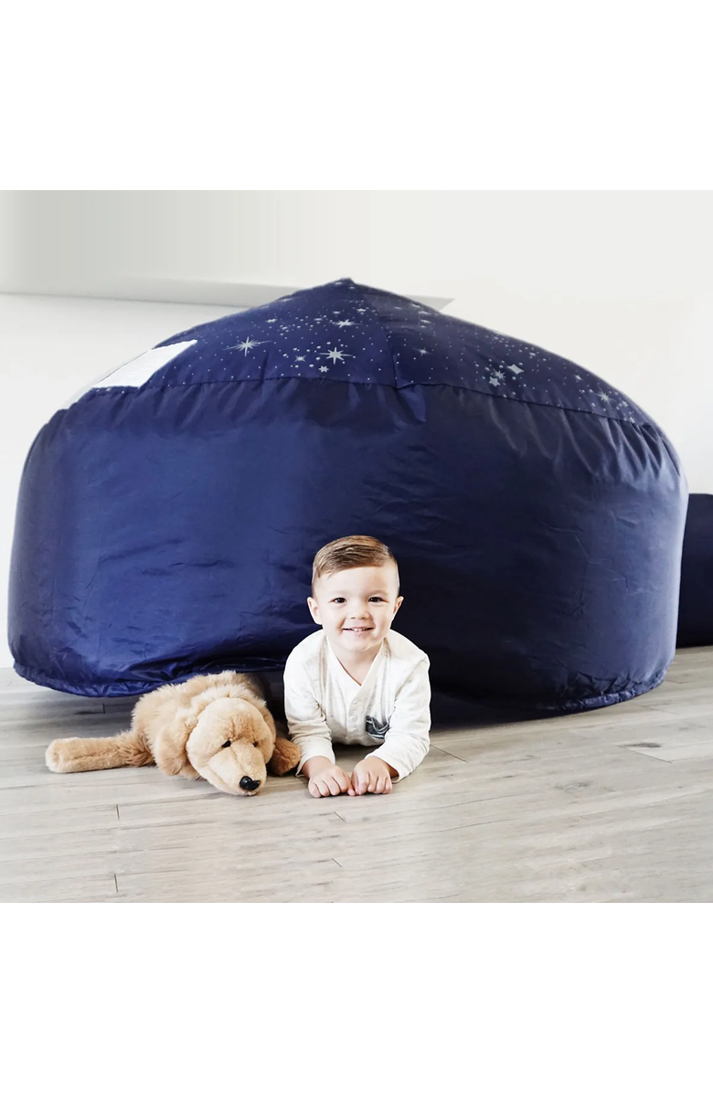 Uncommon Goods Starry Night Air Fort by AirFort, Alternate, color, Dark Blue / Silver