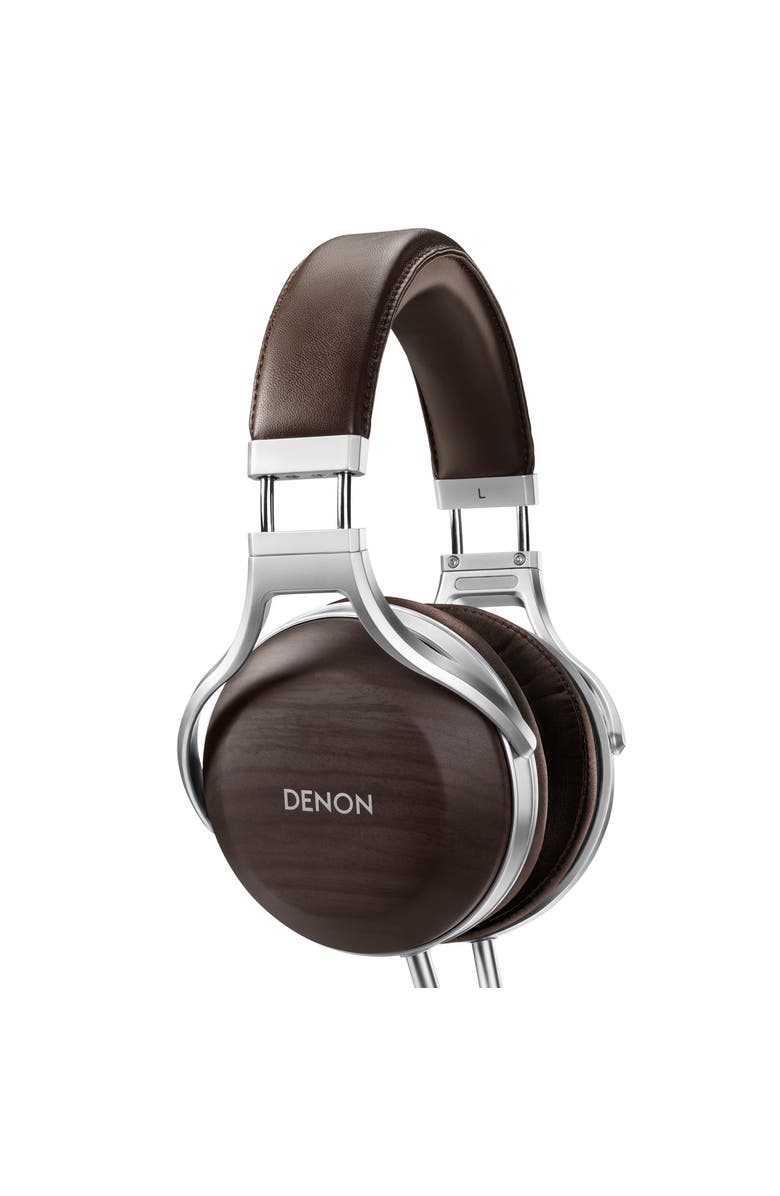 Denon AH-D5200 Over-Ear Headphones, Main, color, Zebrawood