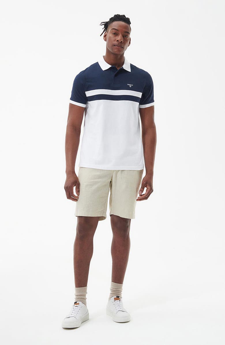 Barbour Bonnington Stripe Colorblock Polo, Alternate, color, 
