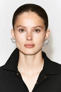 COS Asymmetric Abstract Floral Earrings