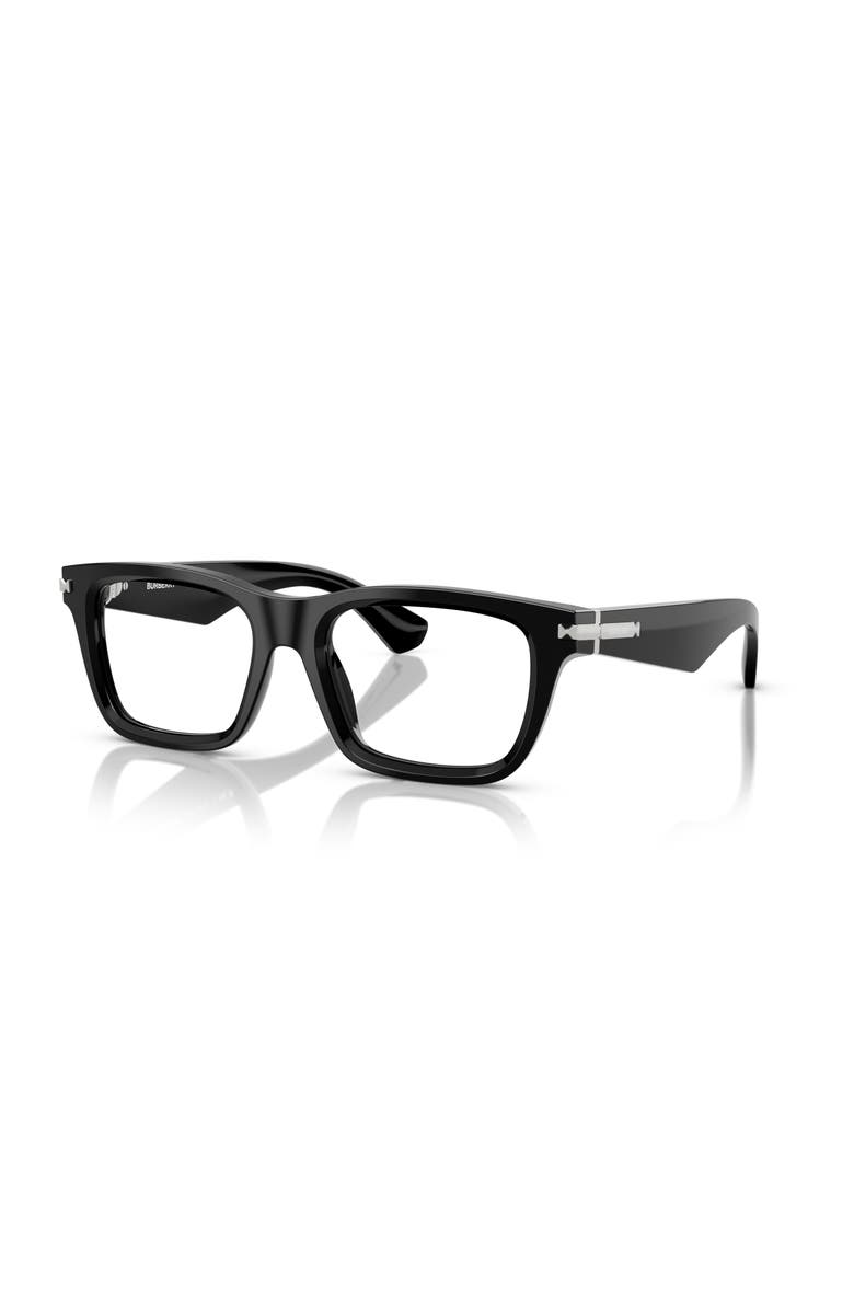 Burberry 51mm Rectangle optical glasses, Main, color, Black
