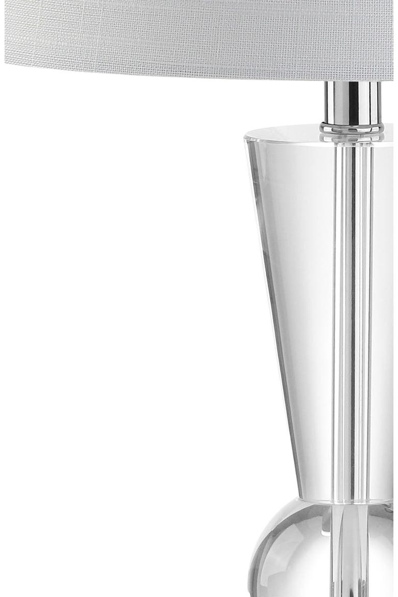 Wynne 22" Crystal LED Table Lamp, Clear, Alternate, color, Clear