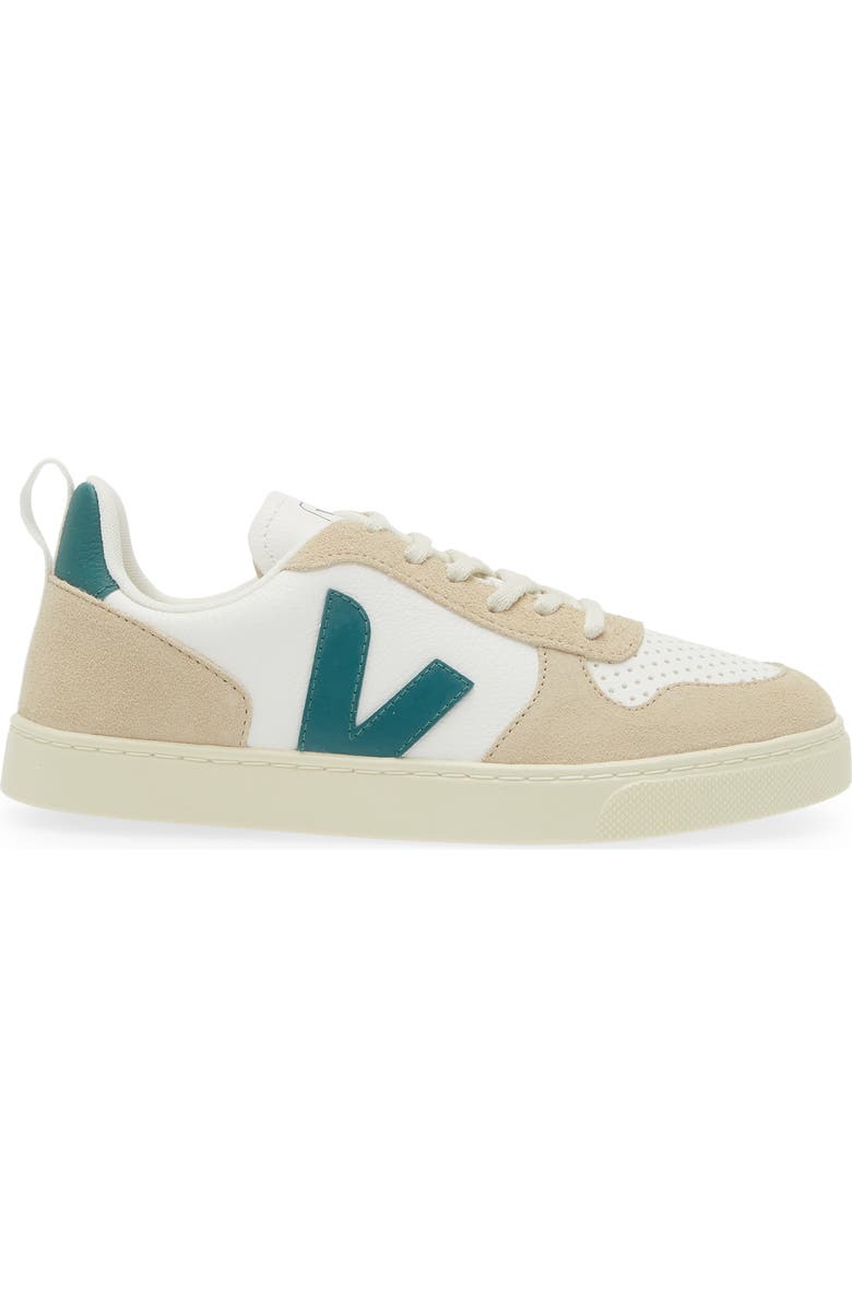 Veja Kids' Small V-10 Sneaker, Alternate, color, Extra-White Brittany Almond
