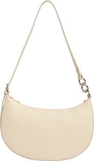 BCBG Chain Detail Crescent Hobo Bag