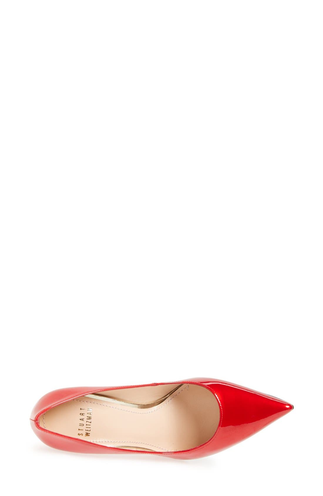'Nouveau' Pump, Alternate, color, RED QUASAR
