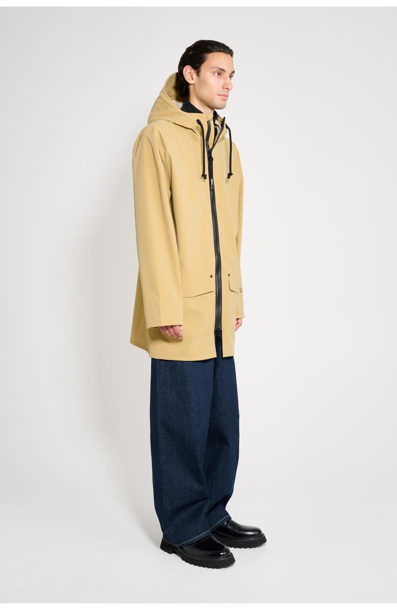 Stutterheim Stockholm Patch Raincoat, Alternate, color, Sand