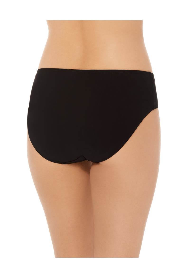 Essentials Bottom Semi-High Waist, Alternate, color, BLACK