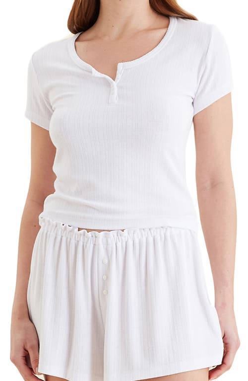 PAPINELLE PAPINELLE POINTELLE BOXER SHORT PAJAMAS