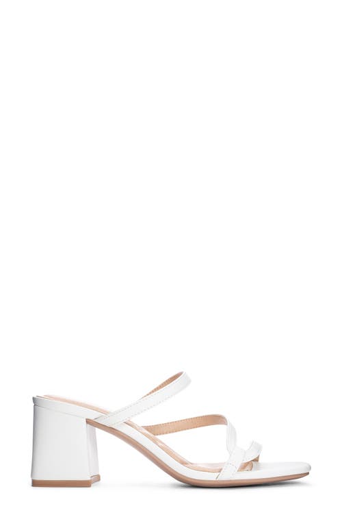 Cl By Laundry Blaine Block Heel Sandal In White