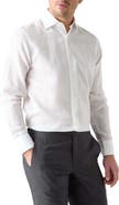 Robert Talbott Reynolds Paisley Jacquard Cotton Linen Blend Shirt in Contemporary fit